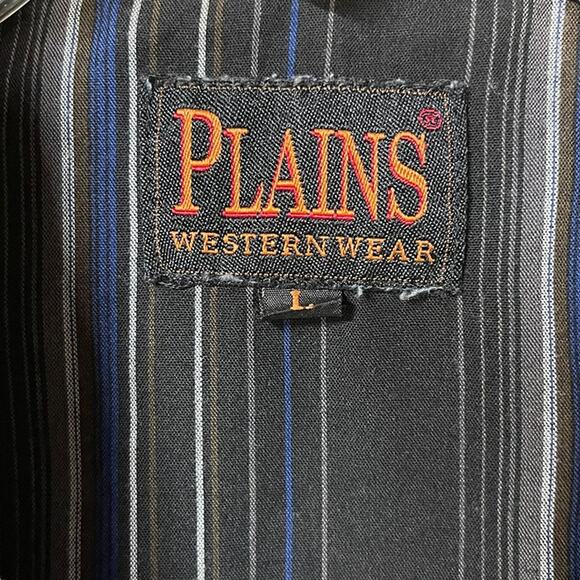 Plains Western Wear Pearl Snap Shirt – Size Large - Picture 6 of 7